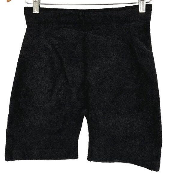 Gymshark Pants - Gymshark x Whitney Simmons Eyelash Knit Shorts Black Women's M High Waist Lounge